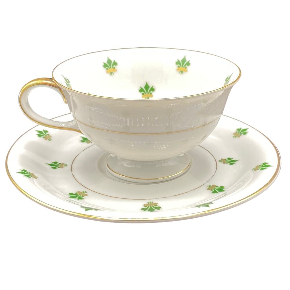 Eschenbach Bavaria Germany, Gold Trim: Cream Soup & Saucer Set